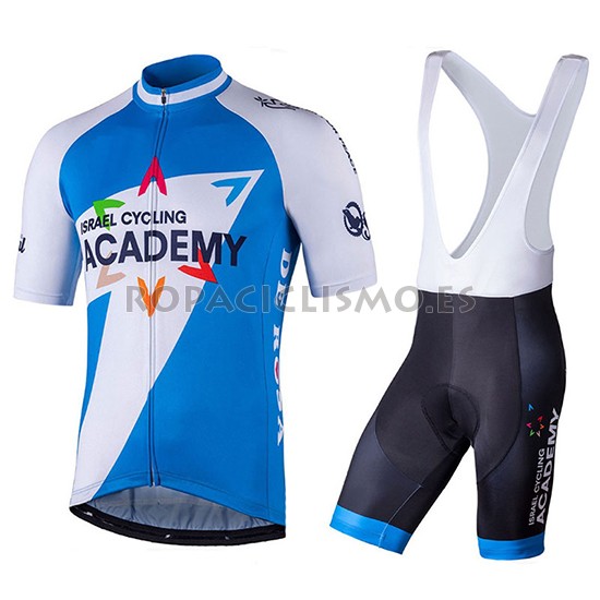 2018 Maillot Israel Cycling Academy Tirantes Mangas Cortas Blanc